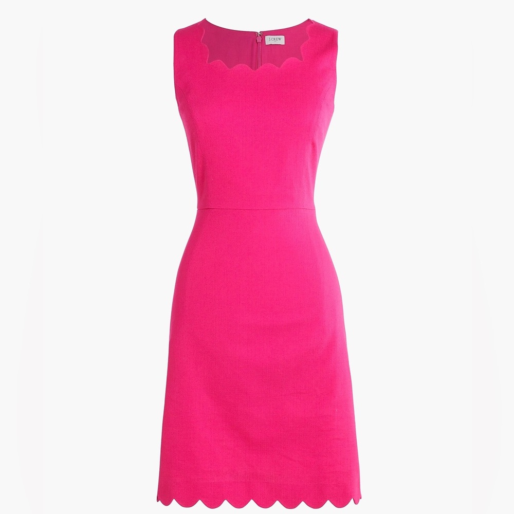 J. Crew Scalloped Dress